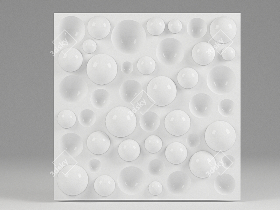 Oxygen Collection: Elegant Decorative Panels 3D model image 1