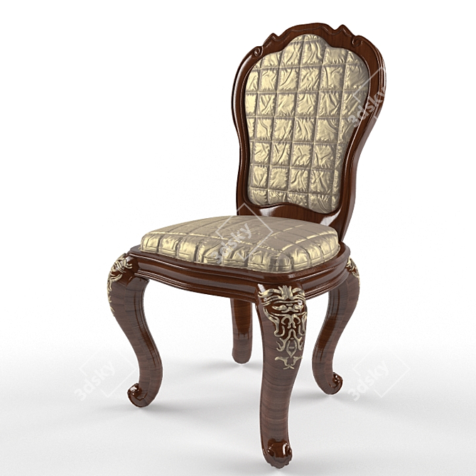 Title: Elegant Classic Chair 3D model image 1