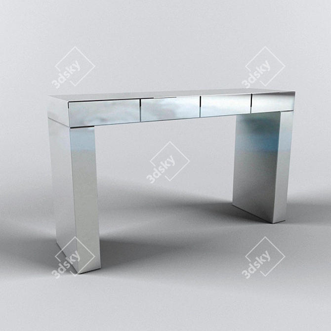 Elegant Eichholtz Console: Sleek and Stylish 3D model image 1