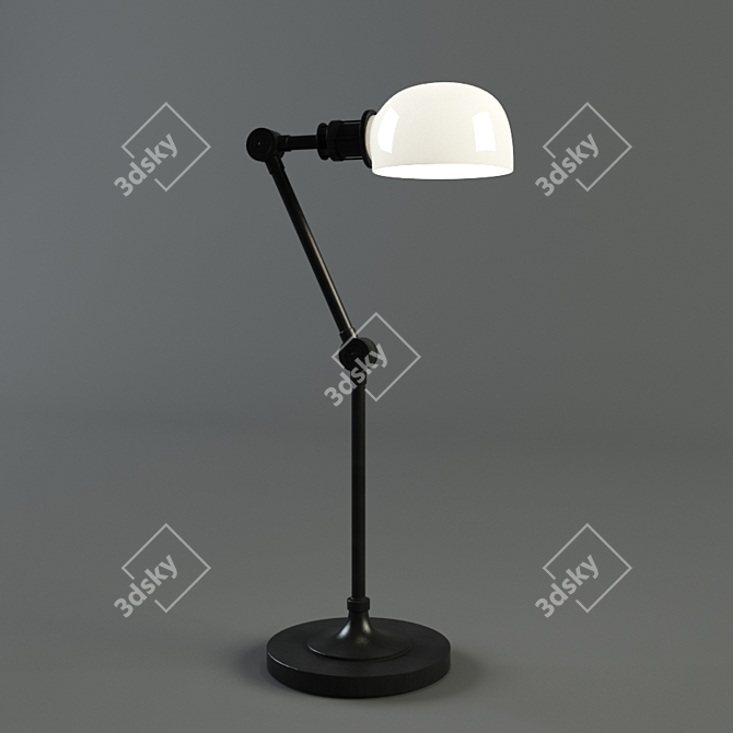 Elegant Ralph Lauren Crawford Lamp 3D model image 1