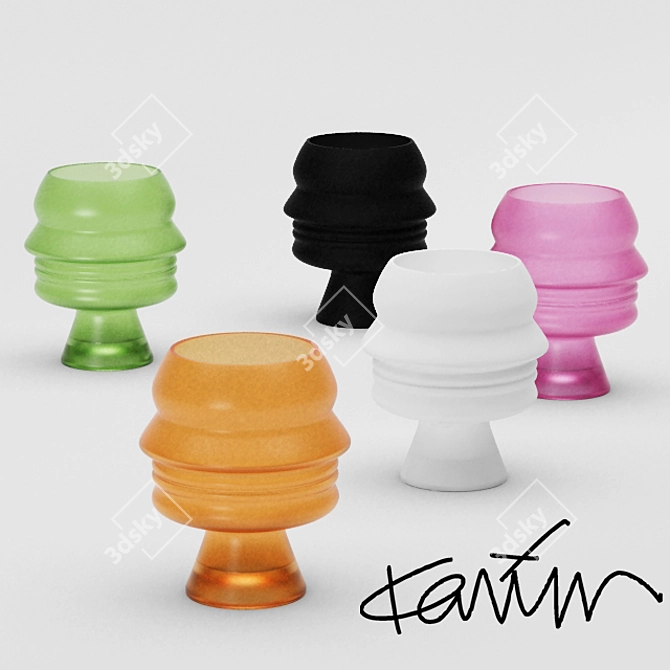 Sleek EGO Vase: Modern Design 3D model image 1