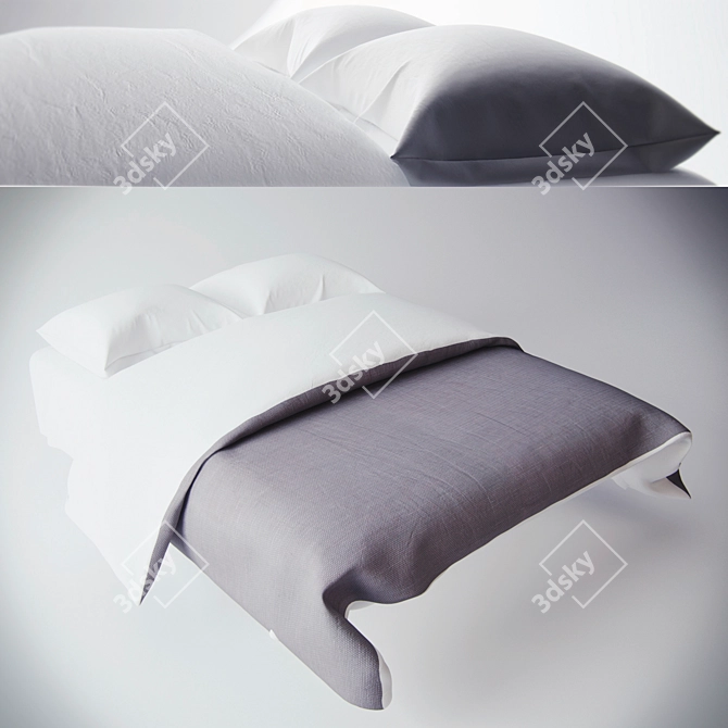 Dreamy Nights Bed Set 3D model image 1