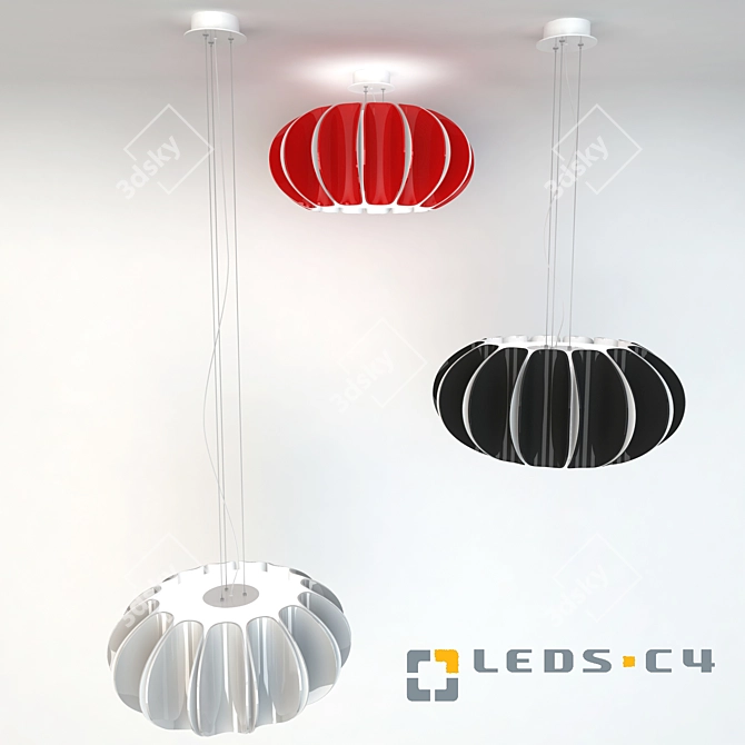 Suspended Chandelier 3D model image 1