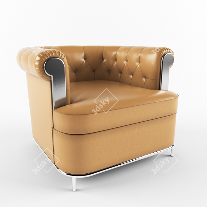 Fendi Supreme Armchair 3D model image 1