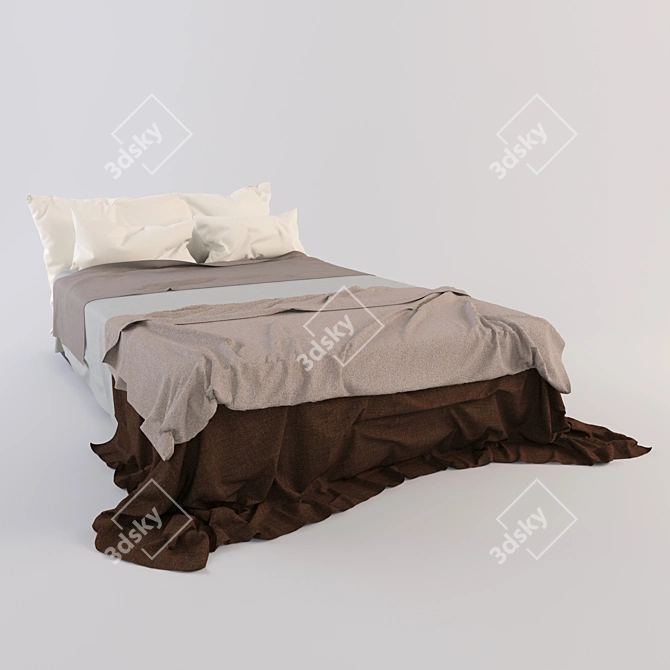 Cozy Dreams Bed Linen 3D model image 1