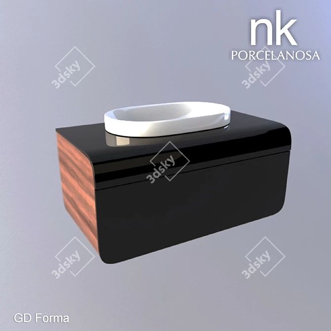 Sleek and Modern GD Forma 3D model image 1