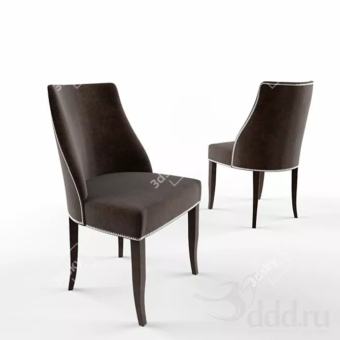 Elegant Kesterport Diva Chair 3D model image 1