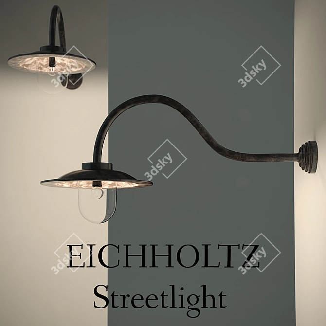 Eichholtz Streetlight Wall Lamp | Elegant Lighting Fixture 3D model image 1