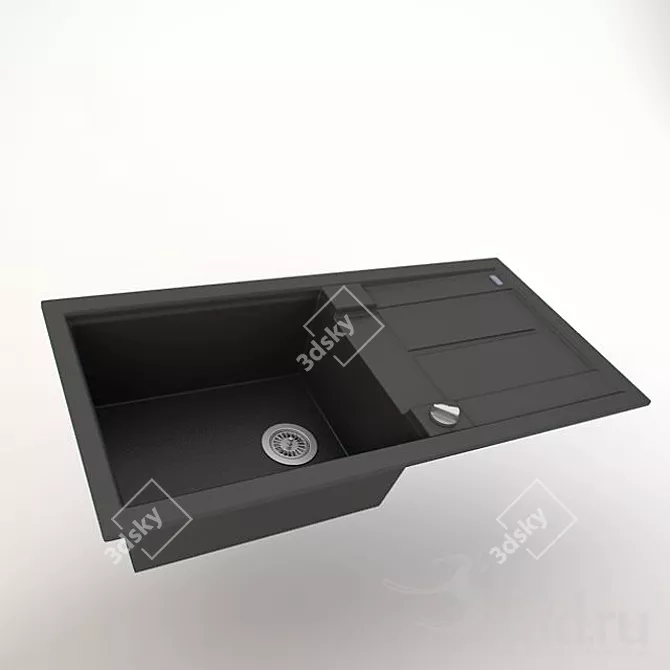 Modern Stainless Steel Sink: Blanco METRA XL6S 3D model image 1