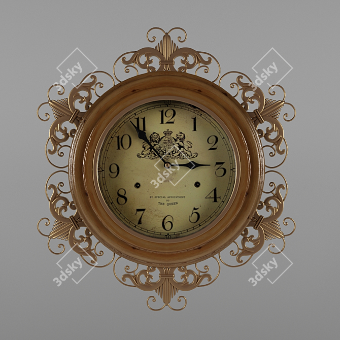 Classic Wall Clocks 3D model image 1