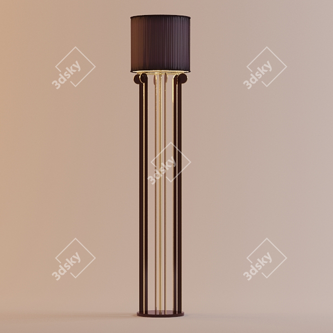 Modern LED Floor Lamp 3D model image 1