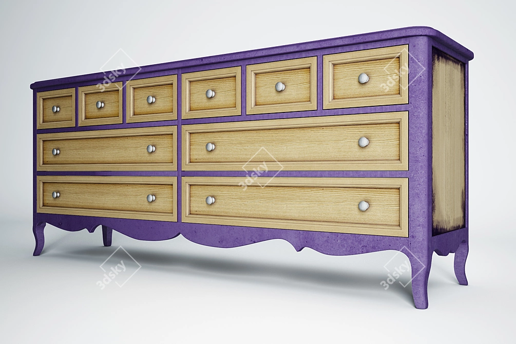 Traditional Chest: Classic Design 3D model image 1