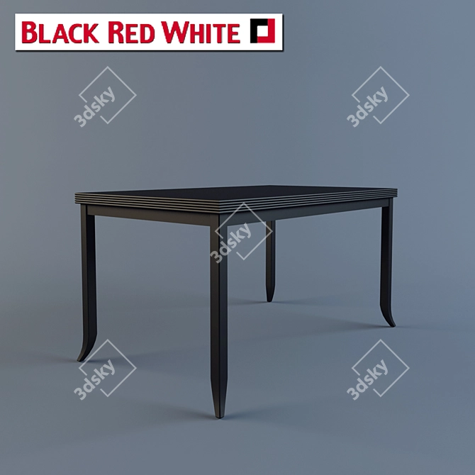 Sicret STO 150: Stylish, Versatile Table 3D model image 1