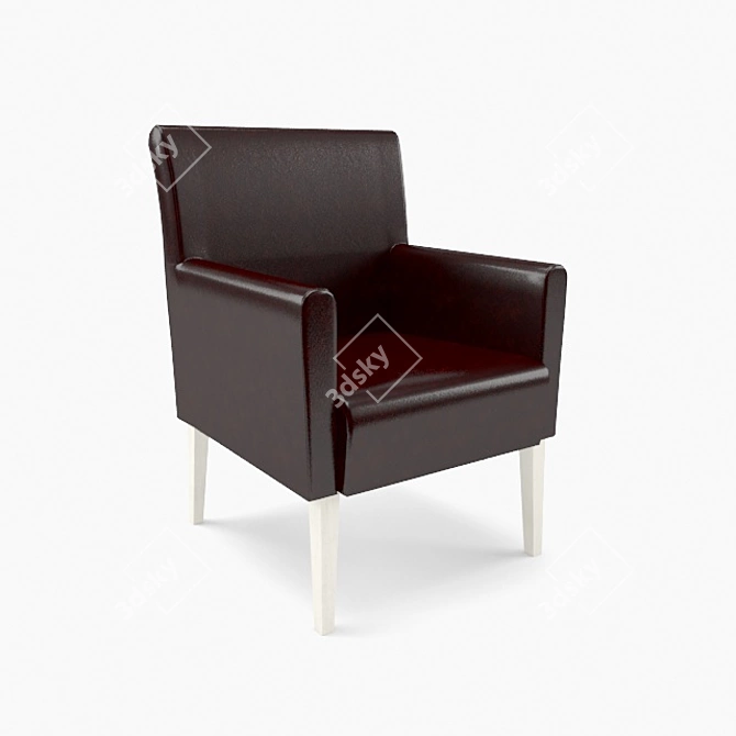 Stockholm Armchair 3D model image 1