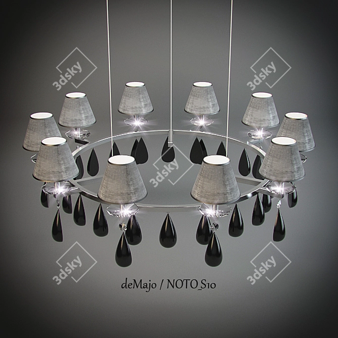 Elegant deMajo NOTO-S10 Pendant 3D model image 1