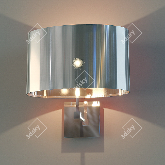 Elegant Wall Sconce - 16x28cm 3D model image 1