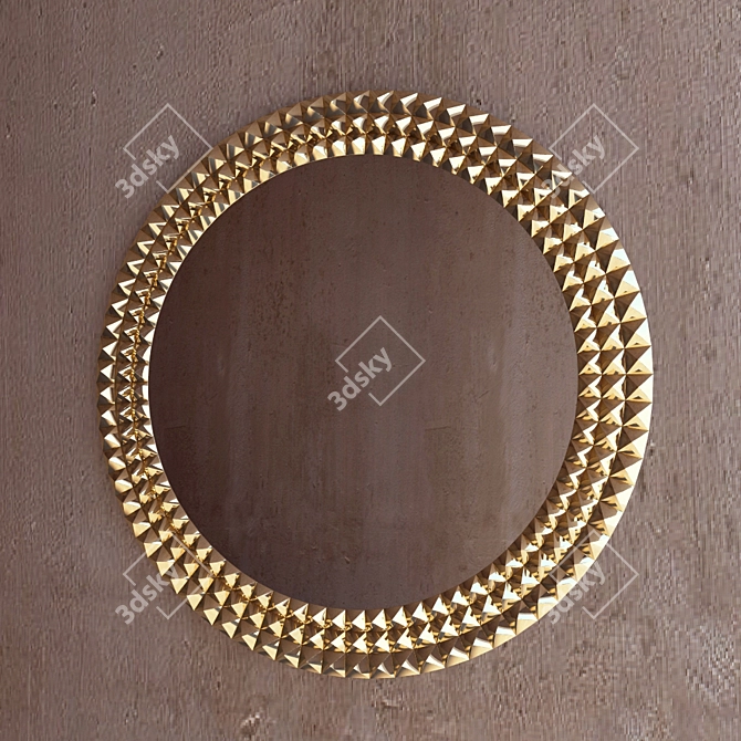 Egyptian-Inspired Mirror 3D model image 1