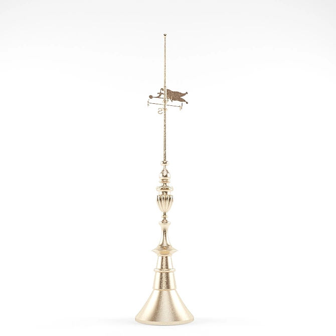 Spire BABUR h 2340: High Precision Tower 3D model image 1