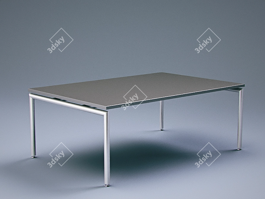 Vancouver Modern Table 3D model image 1