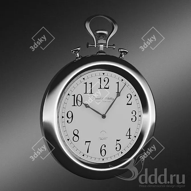 Kare Design Vintage Clock 3D model image 1