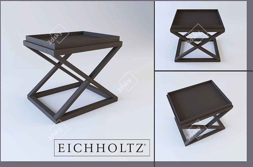 Elegant Mcarthur Side Table 3D model image 1
