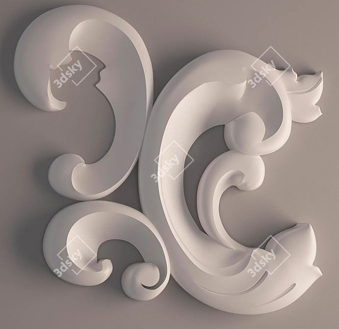  Precision-Cut CNC Carvings 3D model image 1