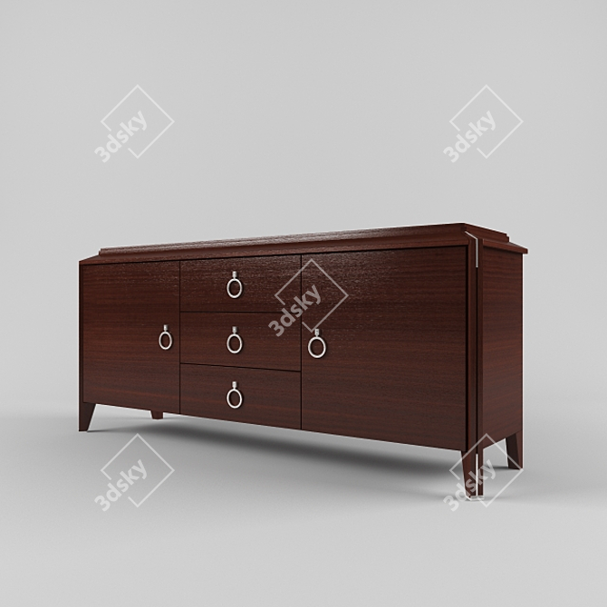 Selva 7057 Sideboard: Elegant and Functional 3D model image 1