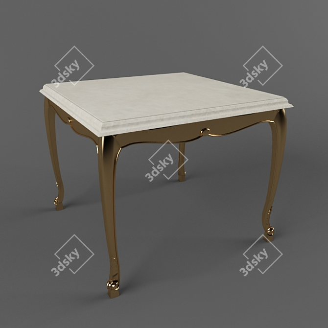 Elegant Cappellini Side Table 3D model image 1