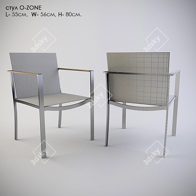Luxury Outdoor Chair: Royal Botania O-ZON 3D model image 1