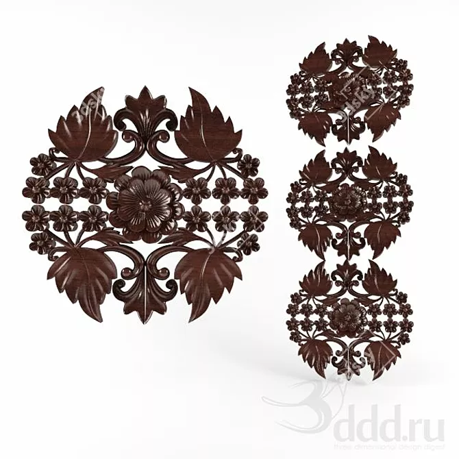 Bracelet Cocoa Brown 3D model image 1