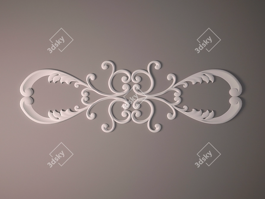 Elegant Furniture Accent 3D model image 1