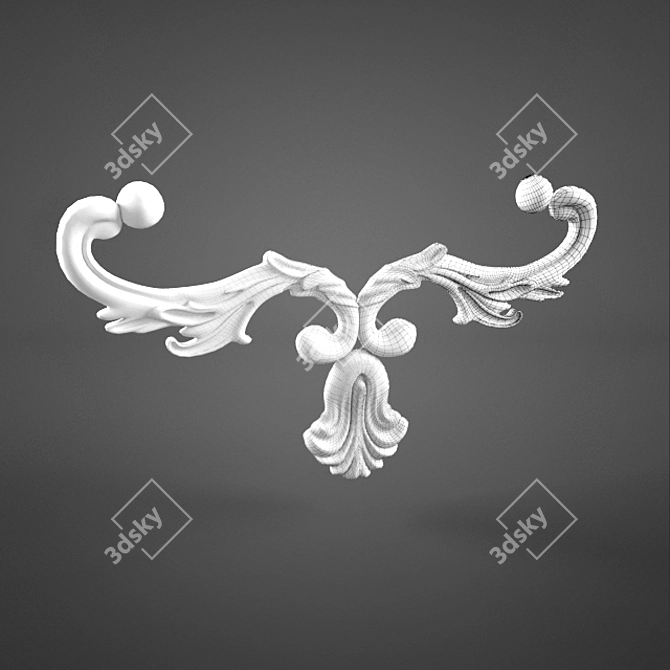  Intricate Fretwork Design 3D model image 1