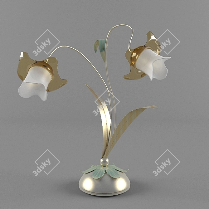 Elegant Narciso Table Lamp 3D model image 1