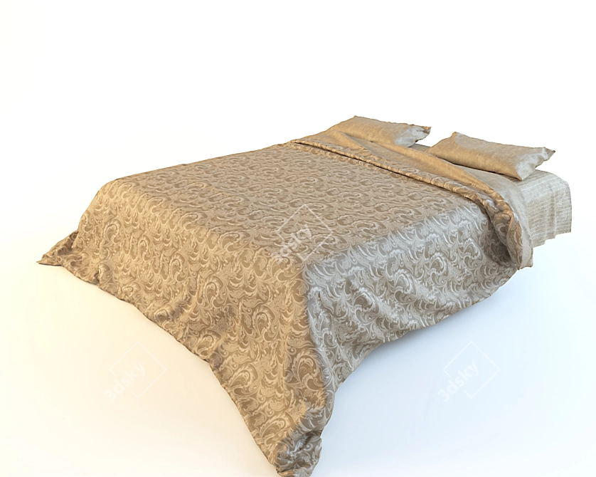 Dreamy Nights Bed Linen 3D model image 1