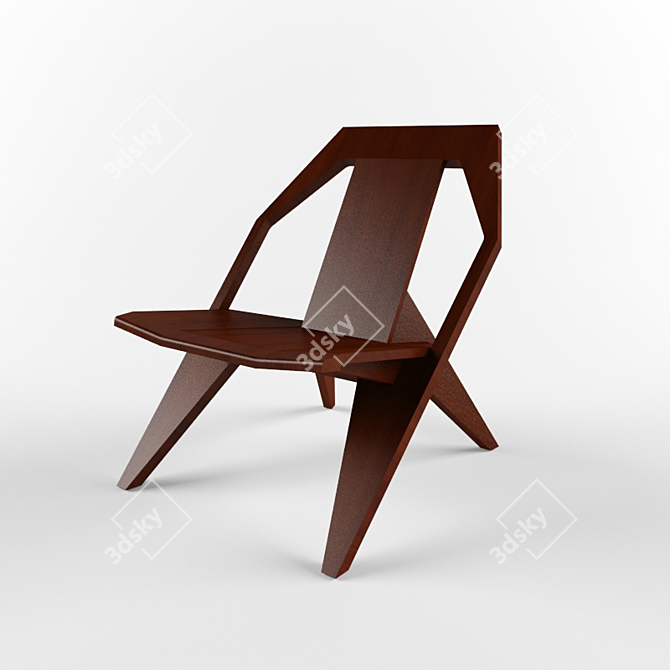 Elegant Medici Chair: Herman Miller 3D model image 1