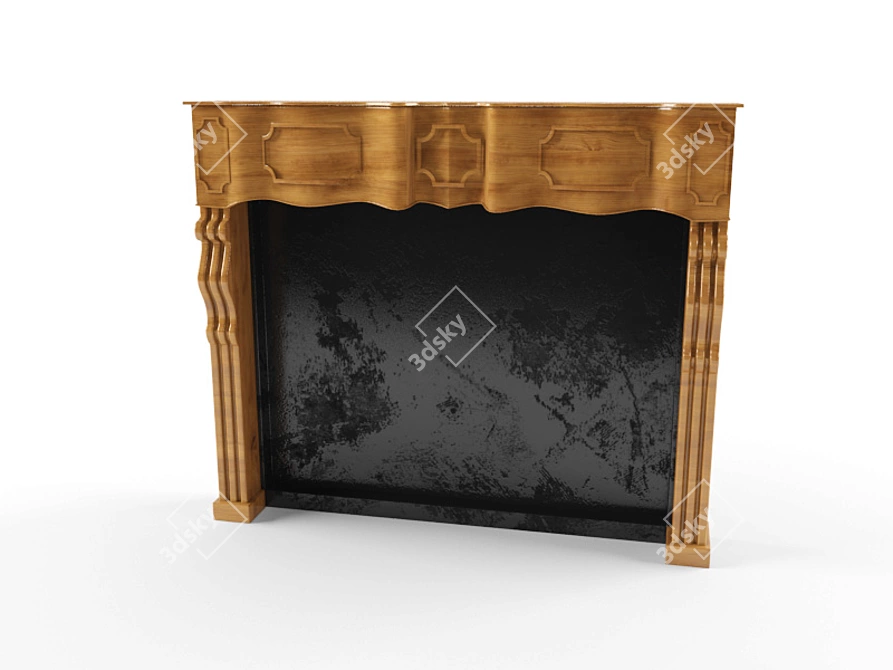 Elegant Fireplace by Dialma Brown 3D model image 1