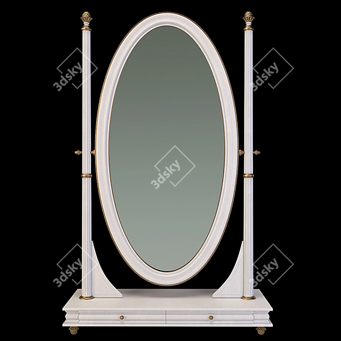 Savio Firmino Floor Mirror 3D model image 3