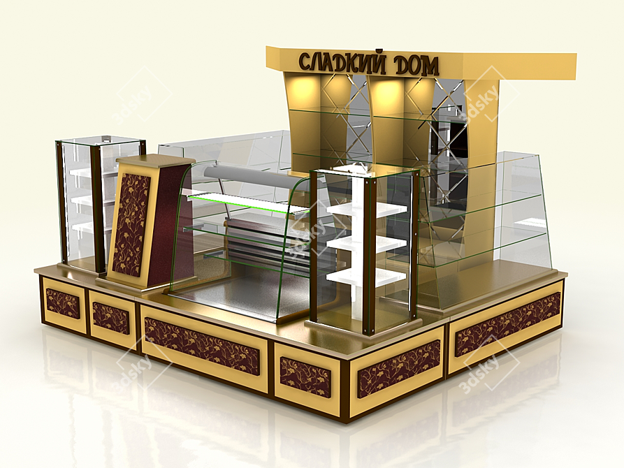 Sweet Spot: Confectionery Pavilion 3D model image 1