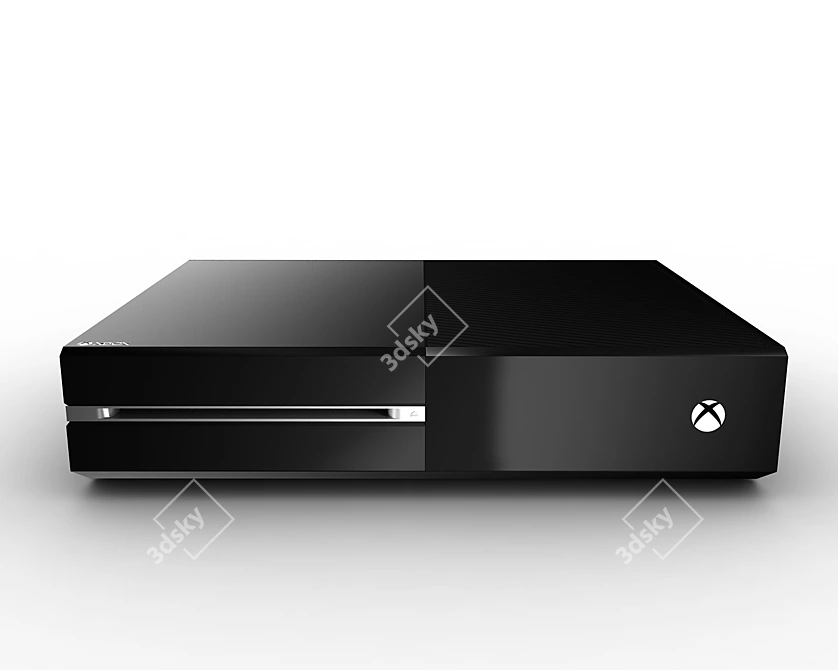 Next-Gen Gaming Console: Xbox One 3D model image 1