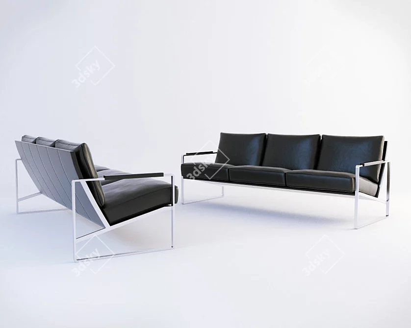 Fabricius Sofa: Modern Elegance 3D model image 1
