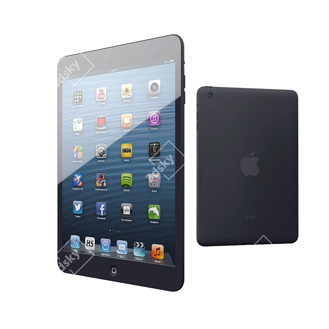 Compact and Powerful: iPad Mini 3D model image 1