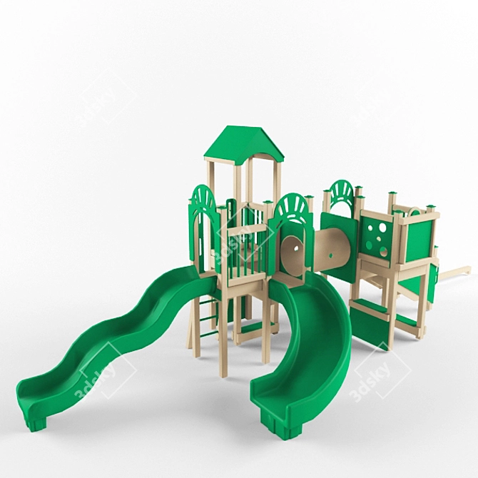 Kids' Fun Zone: The Ultimate Playground 3D model image 1