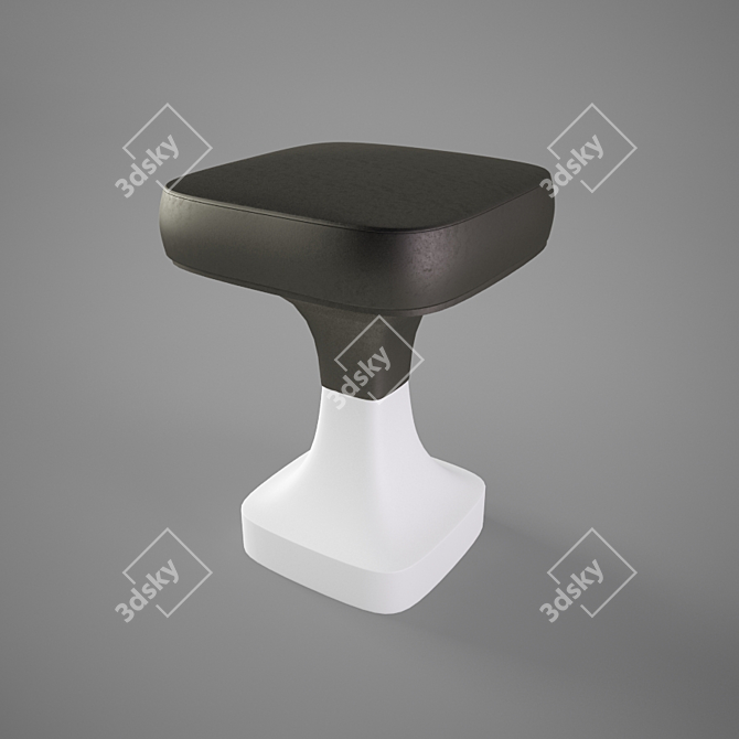 Stylish Stool: Comfortable & Versatile 3D model image 1