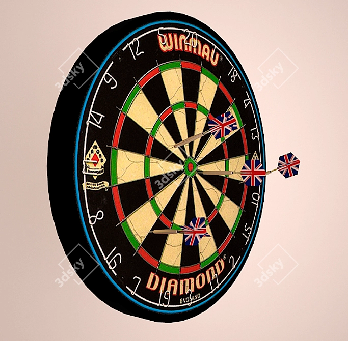 Precision Darts for Target Accuracy 3D model image 1