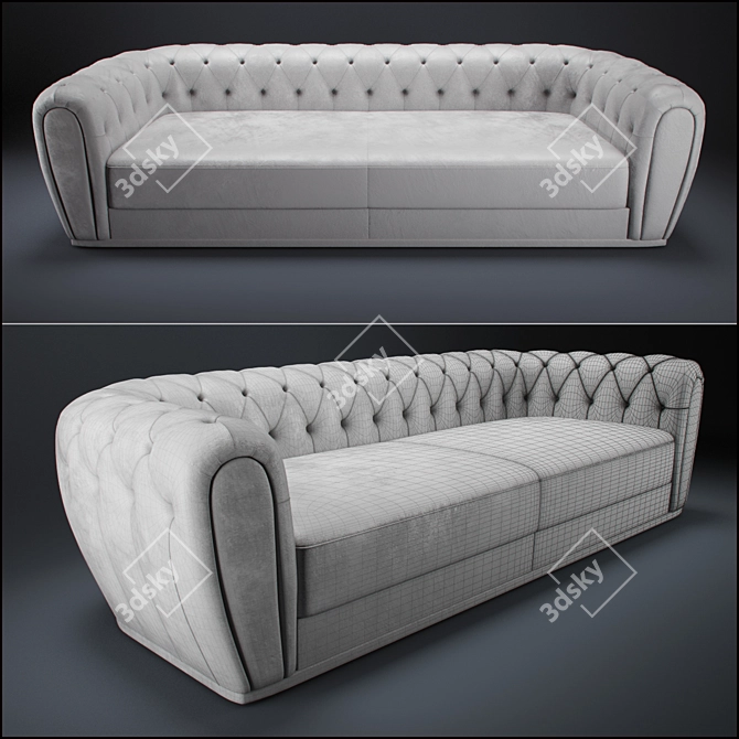 Ulivi Oscar: Classic Elegance in Sofa 3D model image 1