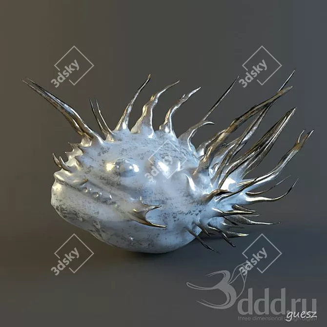 Wild Fish Sculpt 3D Model 3D model image 1