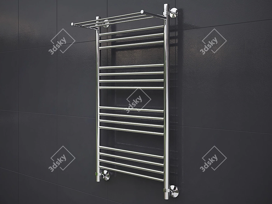 Luxury Heated Towel Rail 3D model image 1