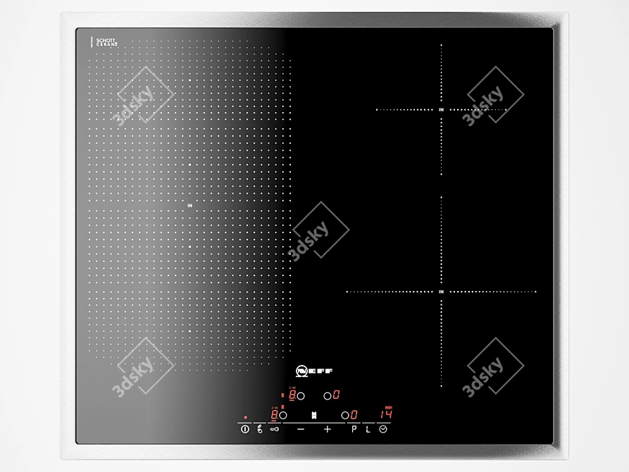 Induction Cooktop NEFF T53D53N2 3D model image 1