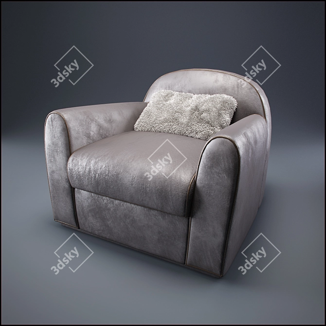 Luxury Ulivi Holly Armchair | Italian Design 3D model image 1