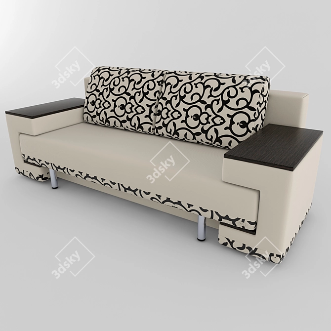 Leo Divan: Elegant and Comfortable 3D model image 1